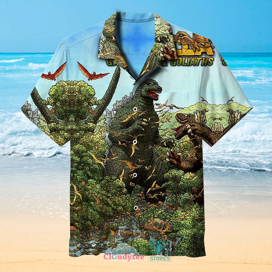 Godzilla Goliath Hawaiian Shirt