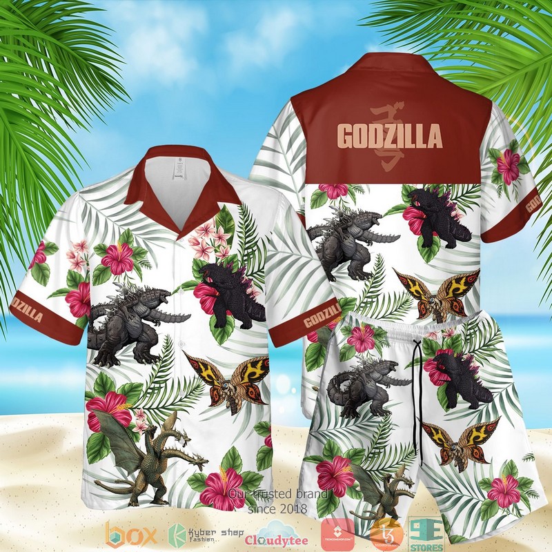 Godzilla III Short Sleeve Hawaiian shirt