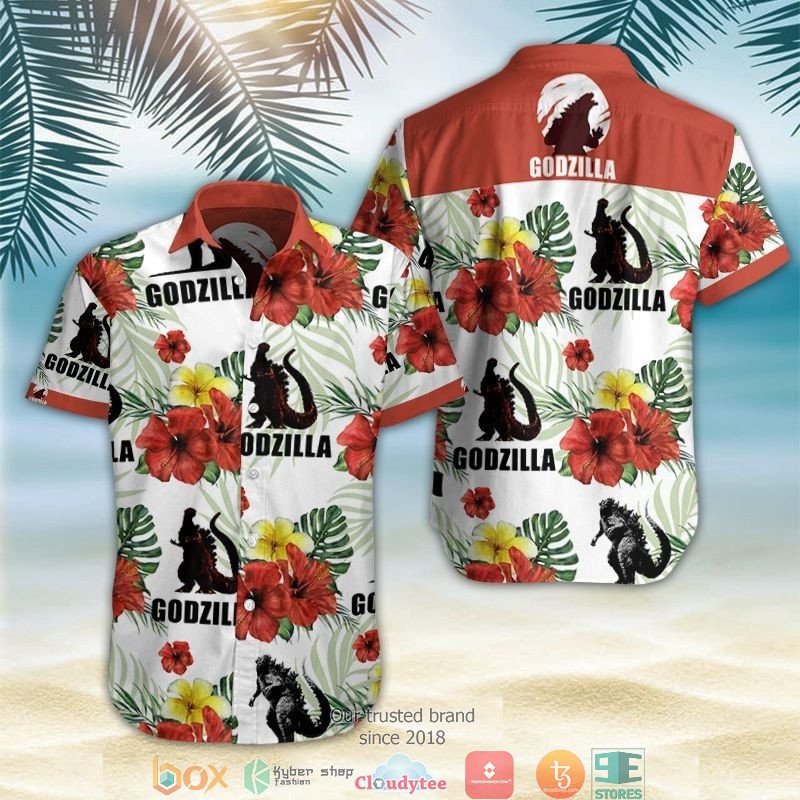 Godzilla Hibiscus Hawaian Summer Outfit