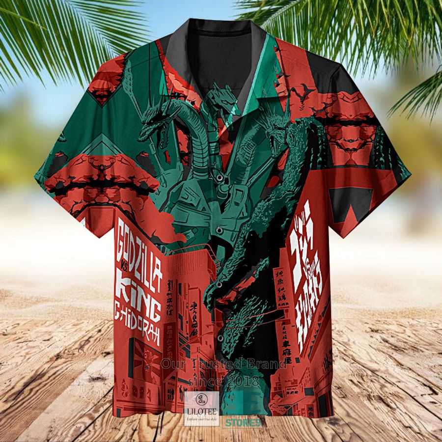 Godzilla vs King Kong Casual Hawaiian Shirt