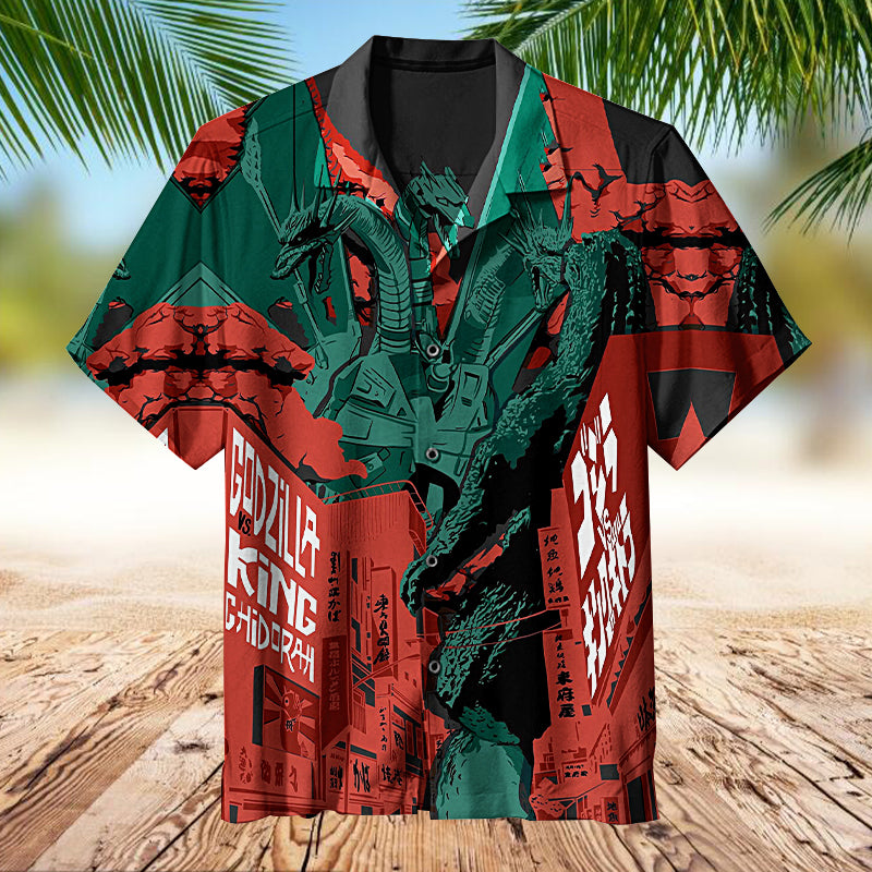 Godzilla 2014 Hawaiian Shirt