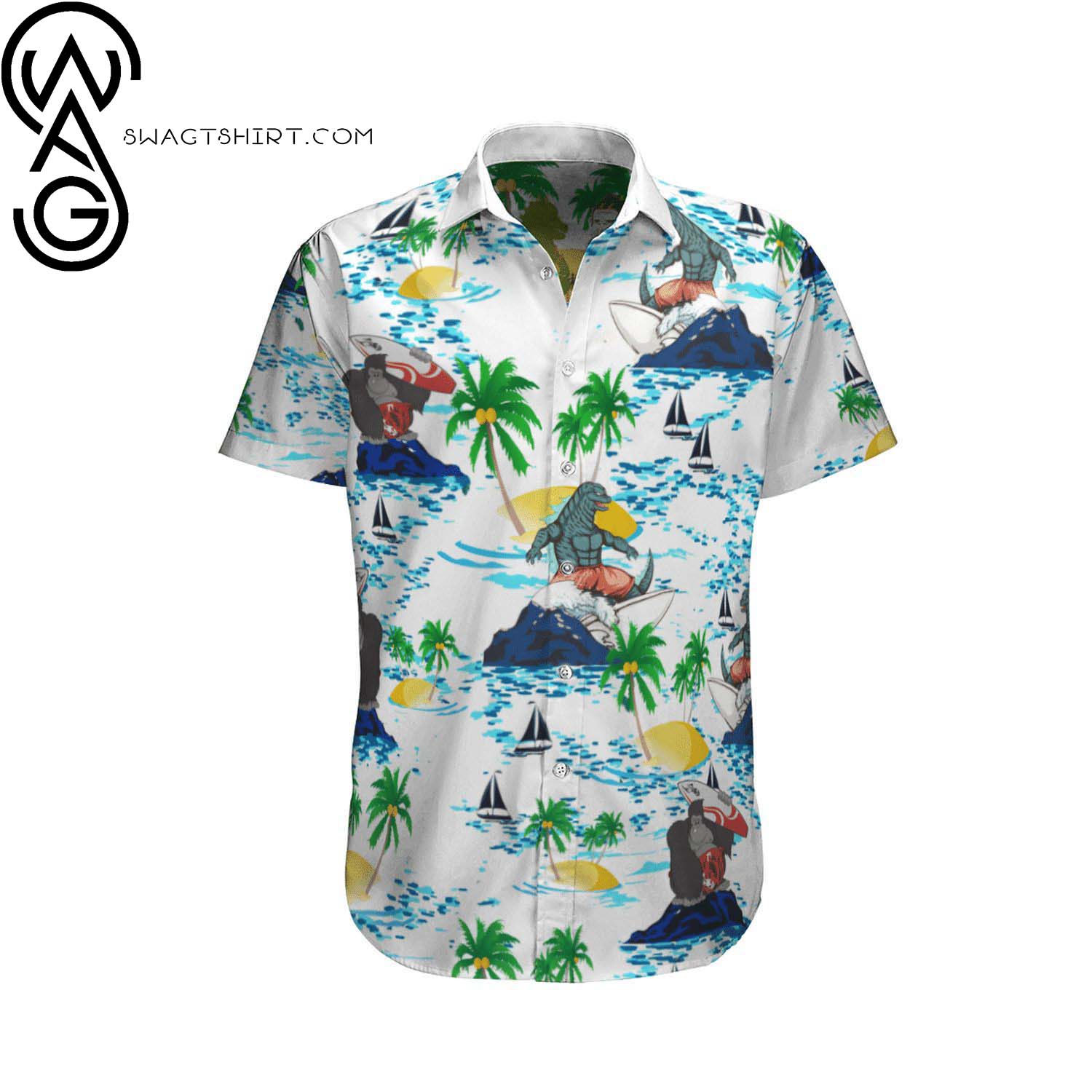 Gold Coast Football Club Summer Vacation Hawaiian Shirt