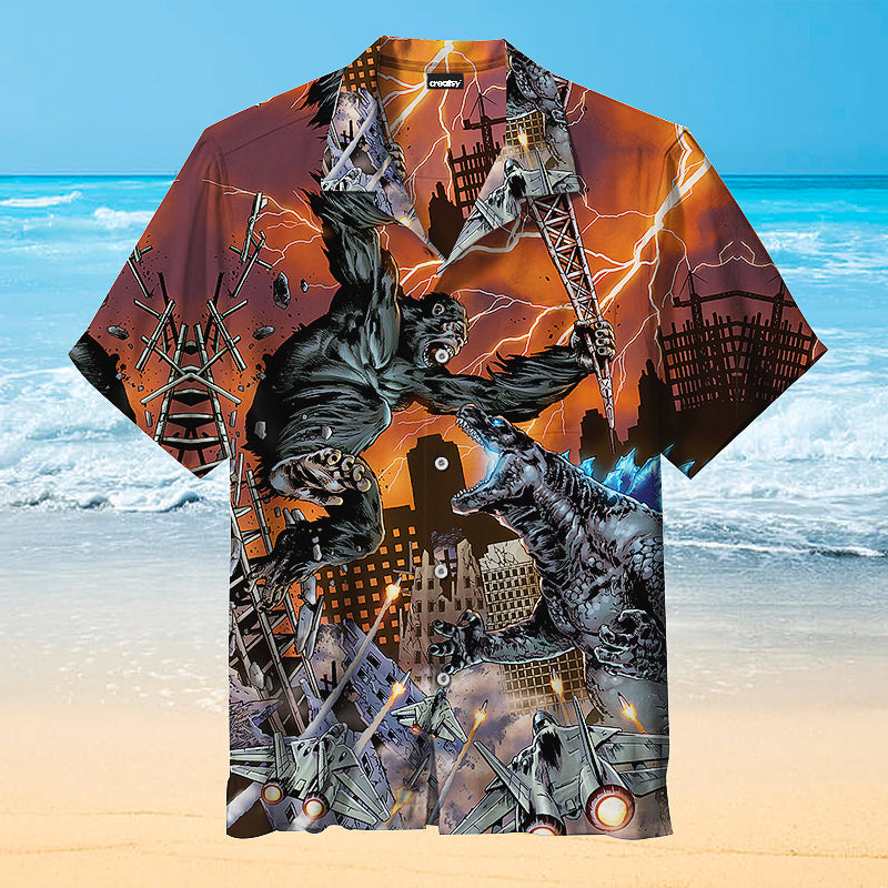 Godzilla King of the Monsters Hawaiian Shirt