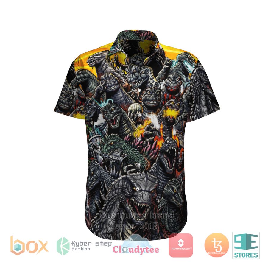 Godzilla III Short Sleeve Hawaiian shirt