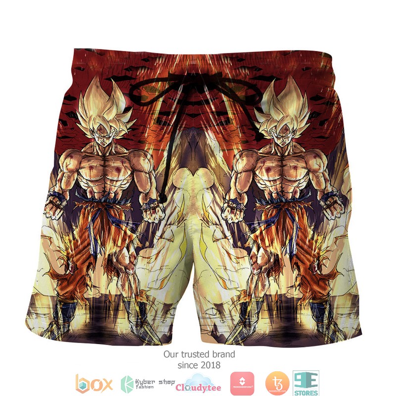 Goku Super Saiyan Dragon Ball Z Shorts