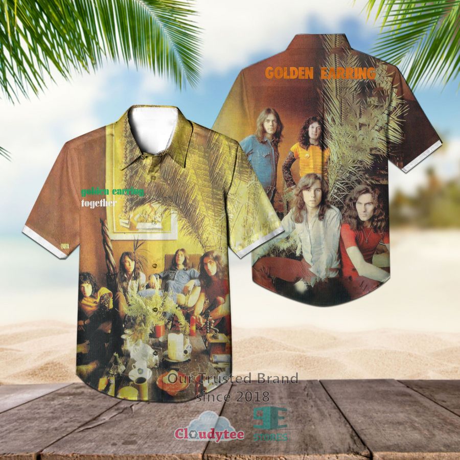 Golden Earring Band Moontan Two Album Hawaiian Shirt