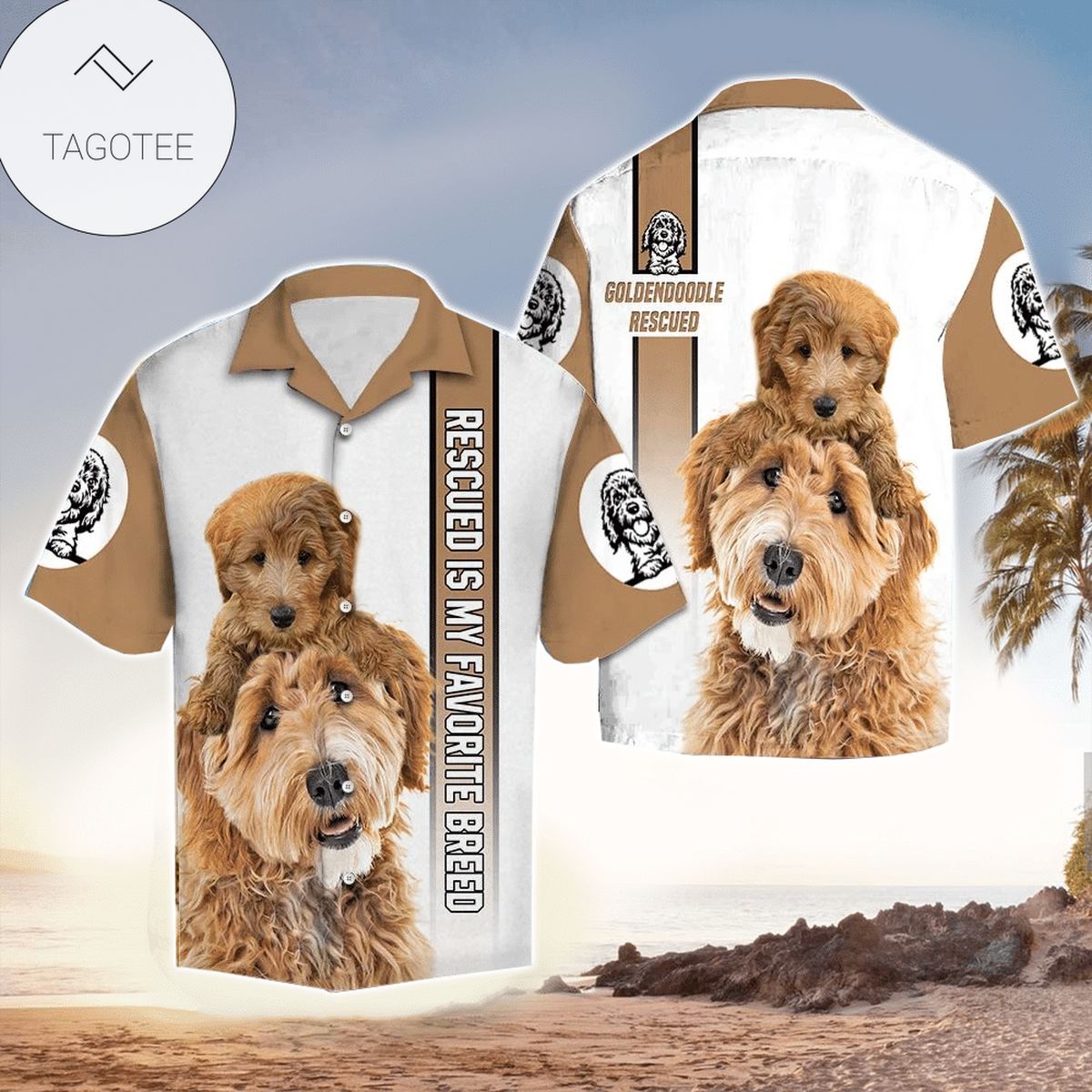 Goldendoodle Hawaiian Shirt Perfect Goldendoodle Terrier Clothing