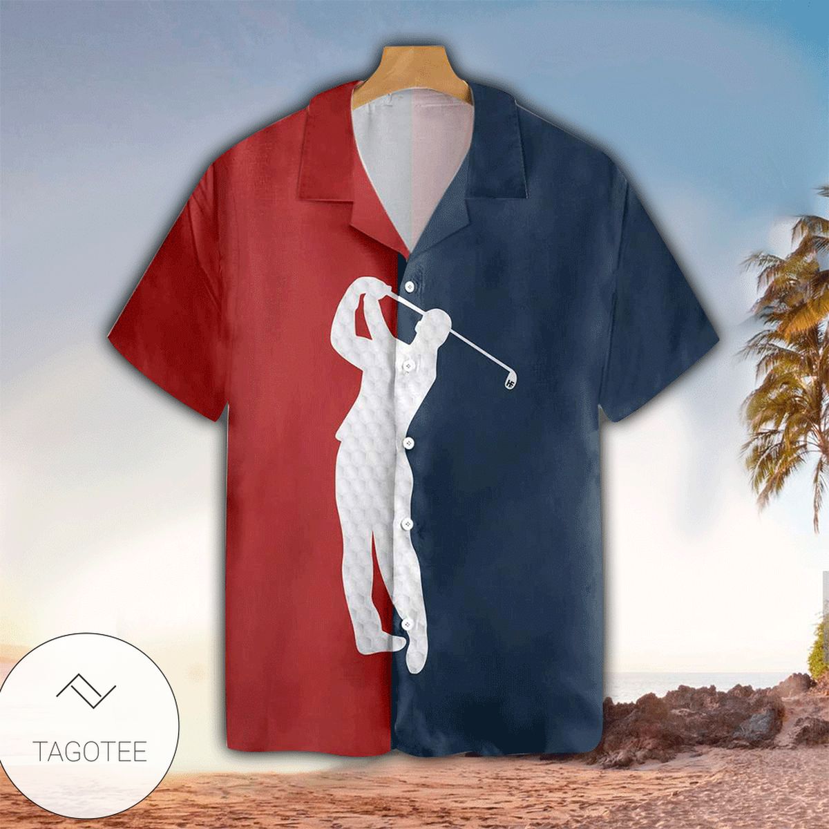 Golf Tech Style Hawaiian Shirt