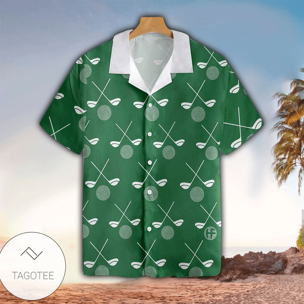 Golf Tropical Hawaiian Shirt