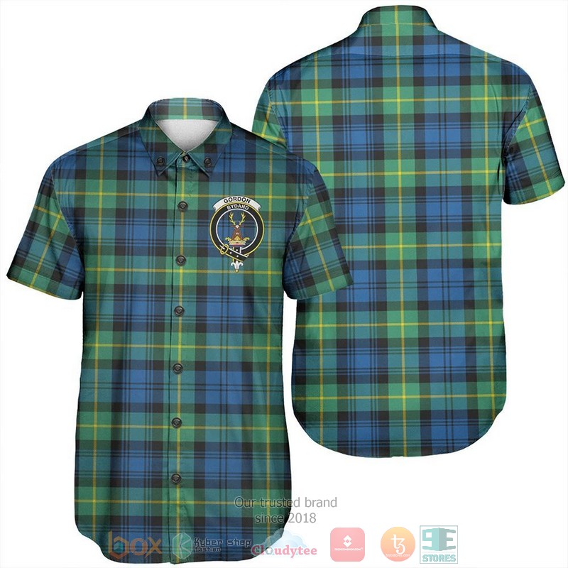 Gordon Ancient Tartan Hawaiian Shirt