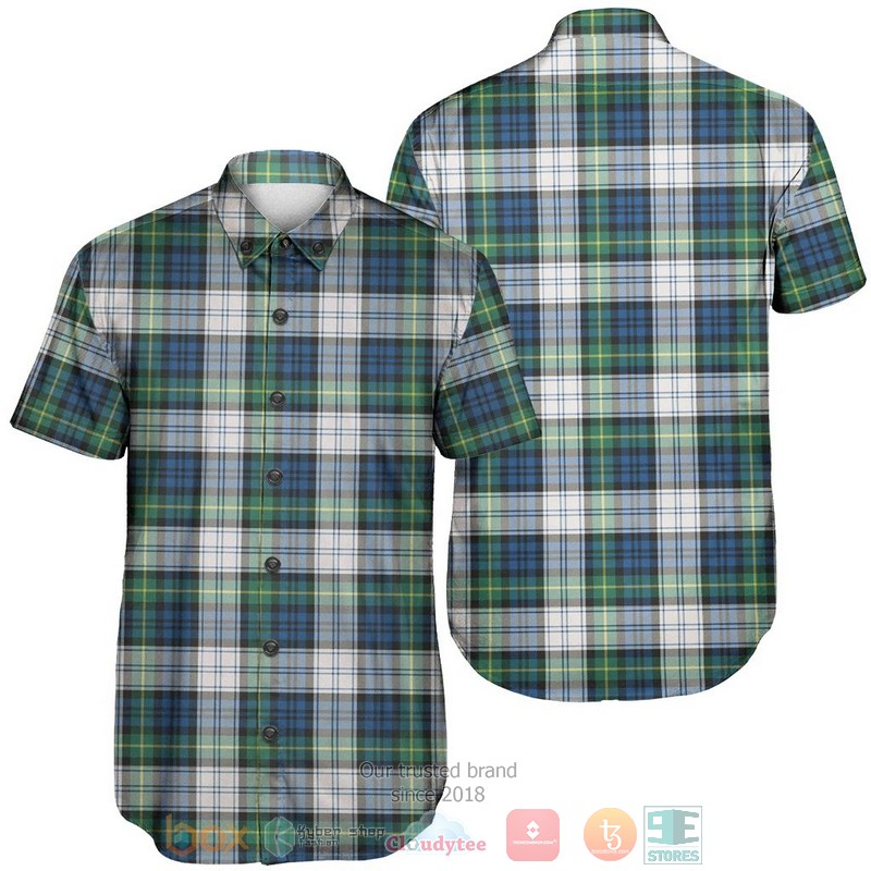 Gordon Dress Modern Tartan Hawaiian Shirt