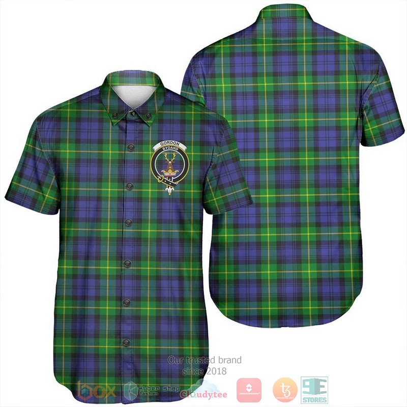 Gordon Dress Modern Tartan Hawaiian Shirt