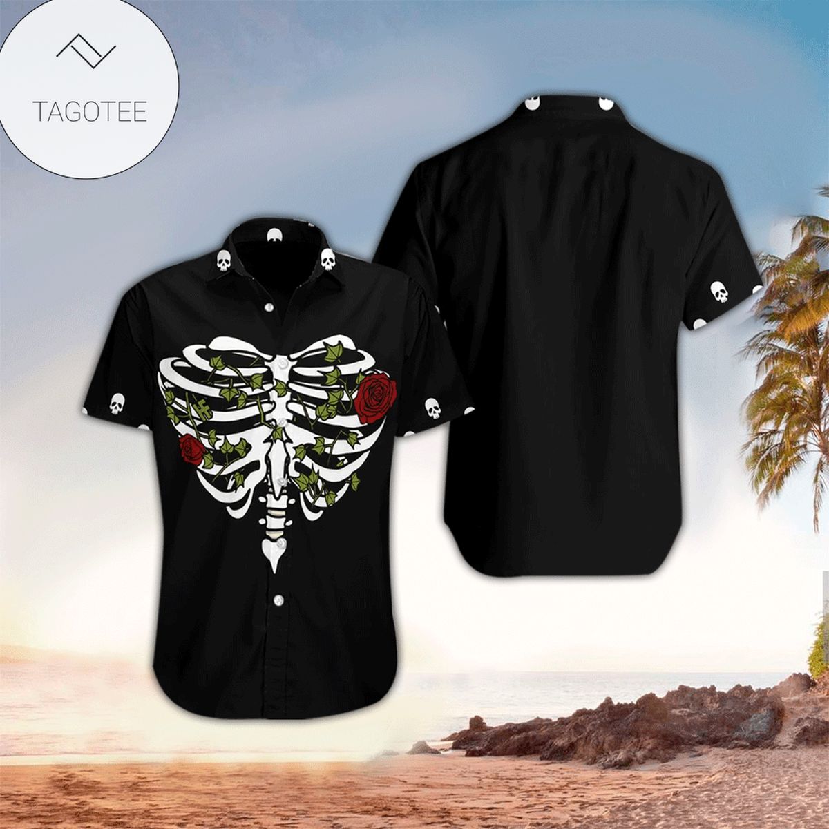 Goth Aloha Shirt Hawaiian Shirt For Goth Lovers