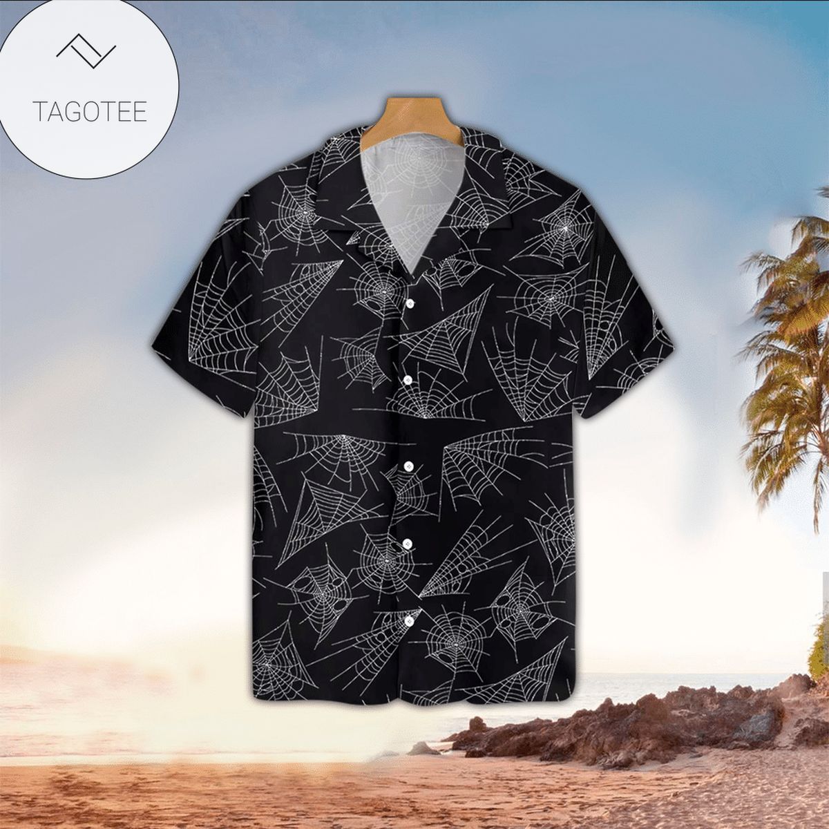 Gothic Skull Hawaiian Shirt