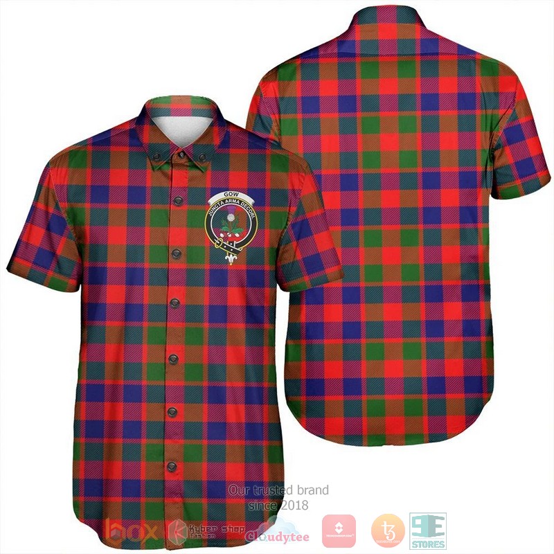 Gordon Weathered Tartan Hawaiian Shirt