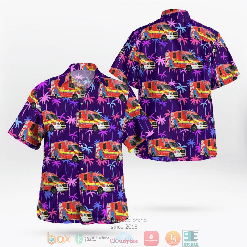 Grand-Ducal Fire and Rescue Corps of Luxembourg CGDIS HLF Mecedes Benz Atego Hawaii 3D shirt