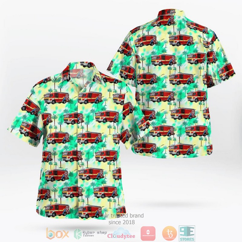 Grand-Ducal Fire and Rescue Corps of Luxembourg CGDIS HLF Mecedes Benz Atego Hawaii 3D shirt