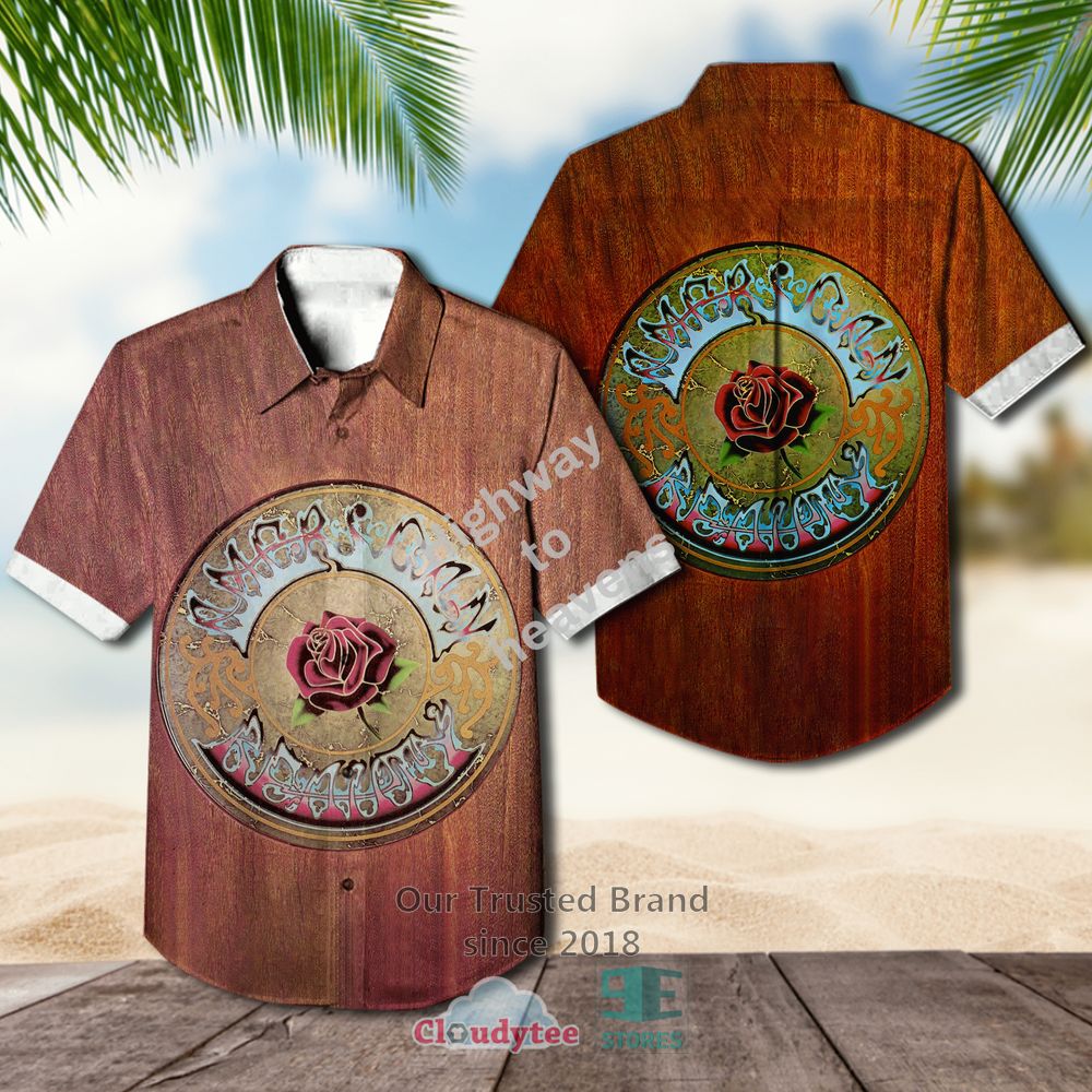 Grateful Dead American Beauty Casual Hawaiian Shirt