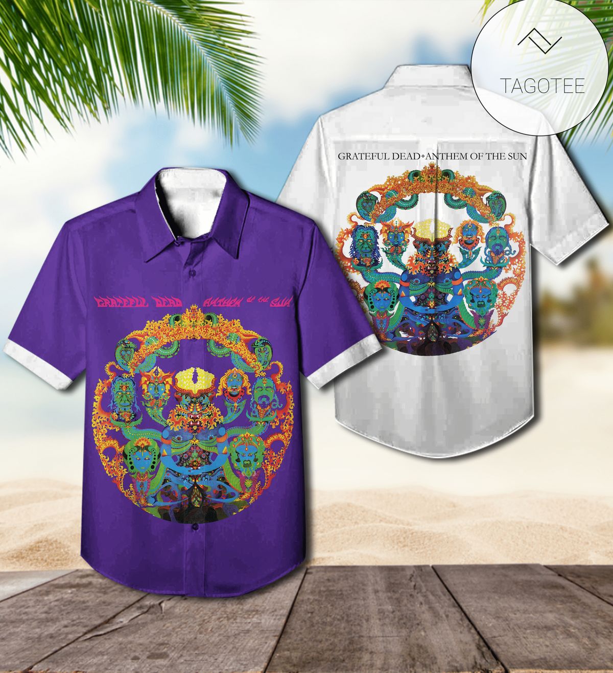 Grateful Dead And Rose All Over Print 3D Hawaiian Shirt And Beach Short