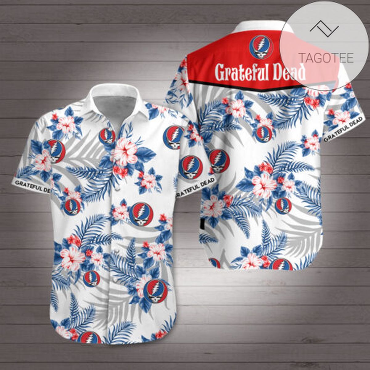 Grateful Dead Bear All Over Print 3D Hawaiian Shirt And Beach Short