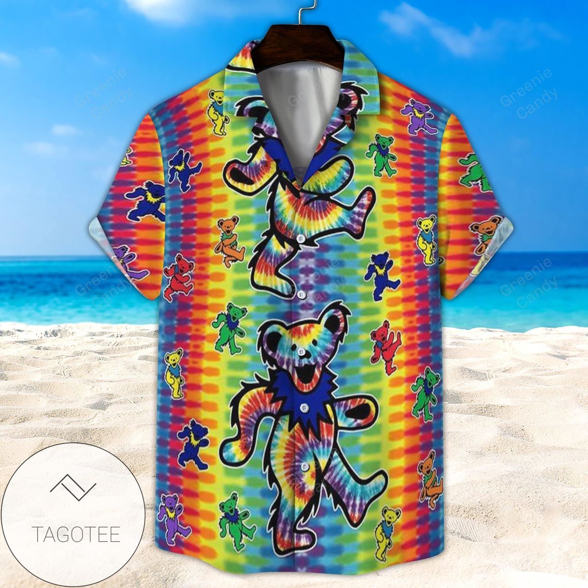 Grateful Dead Blues For Allah Album Cover Hawaiian Shirt