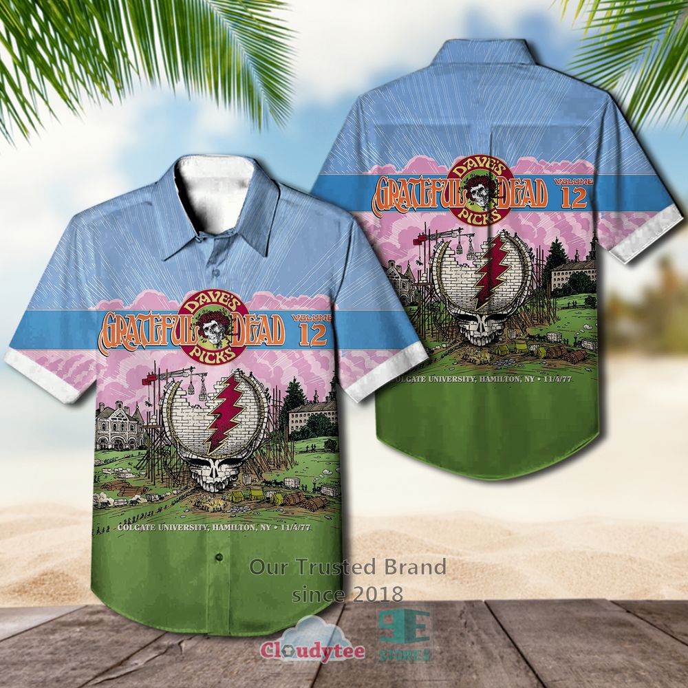 Grateful Dead Sign Casual Hawaiian Shirt