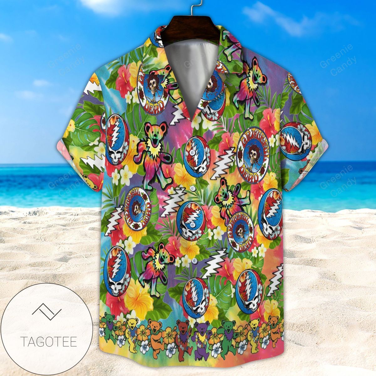 Grateful Dead Dave’s Picks Volume 12 Album Cover Hawaiian Shirt