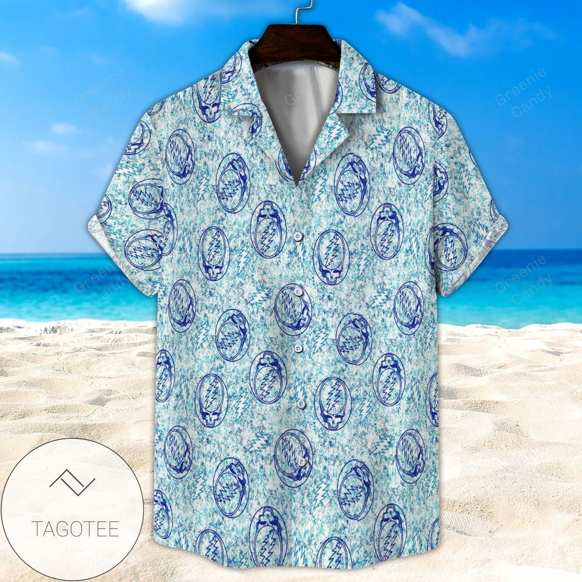 Grateful Dead Roses All Over Print 3D Unisex Hawaiian Shirt And Beach Short