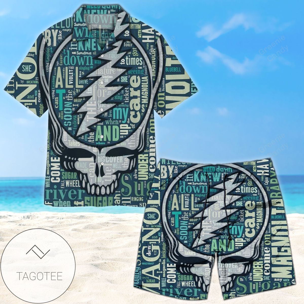 Grateful Dead Shakedown Street Album Cover Hawaiian Shirt