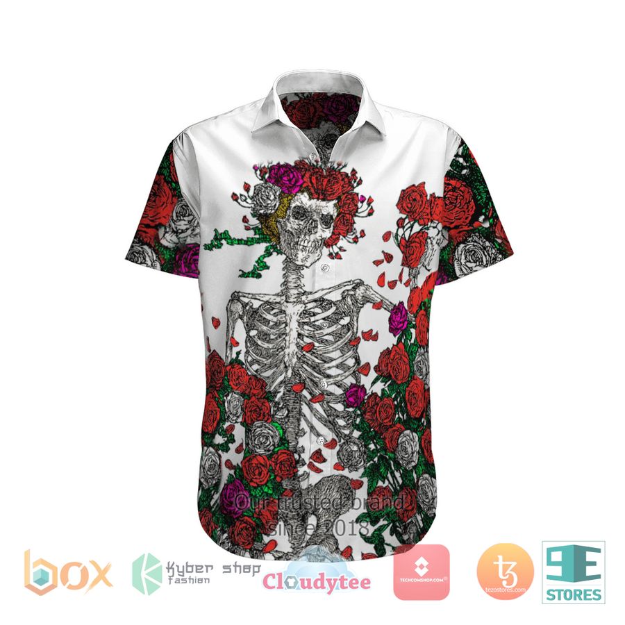 Grateful Dead Skull Hawaiian Shirt