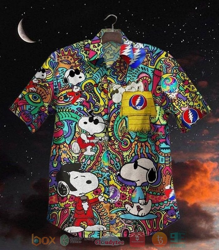 Grateful Dead Skull Hawaiian Shirt