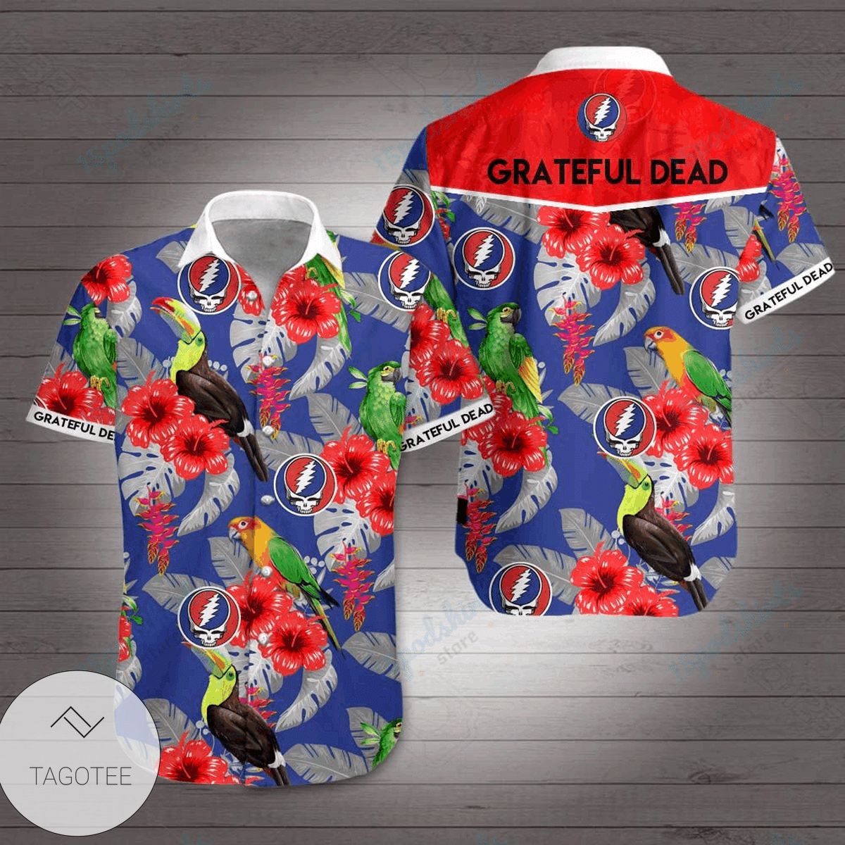 Grateful Dead Skulls All Over Print 3D Unisex Hawaiian Shirt And Beach Short