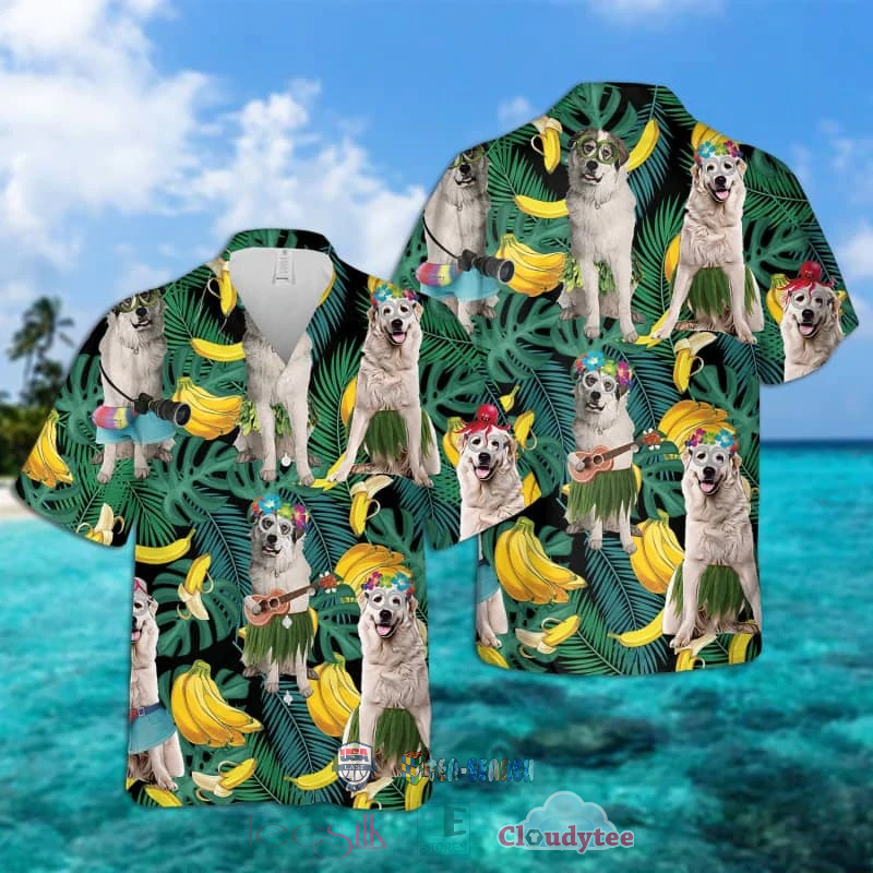 Great Dane Banana Tropical Hawaiian Shirt