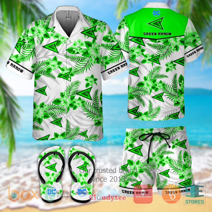 Green Lantern DC Comics Hawaiian Shirt, Shorts