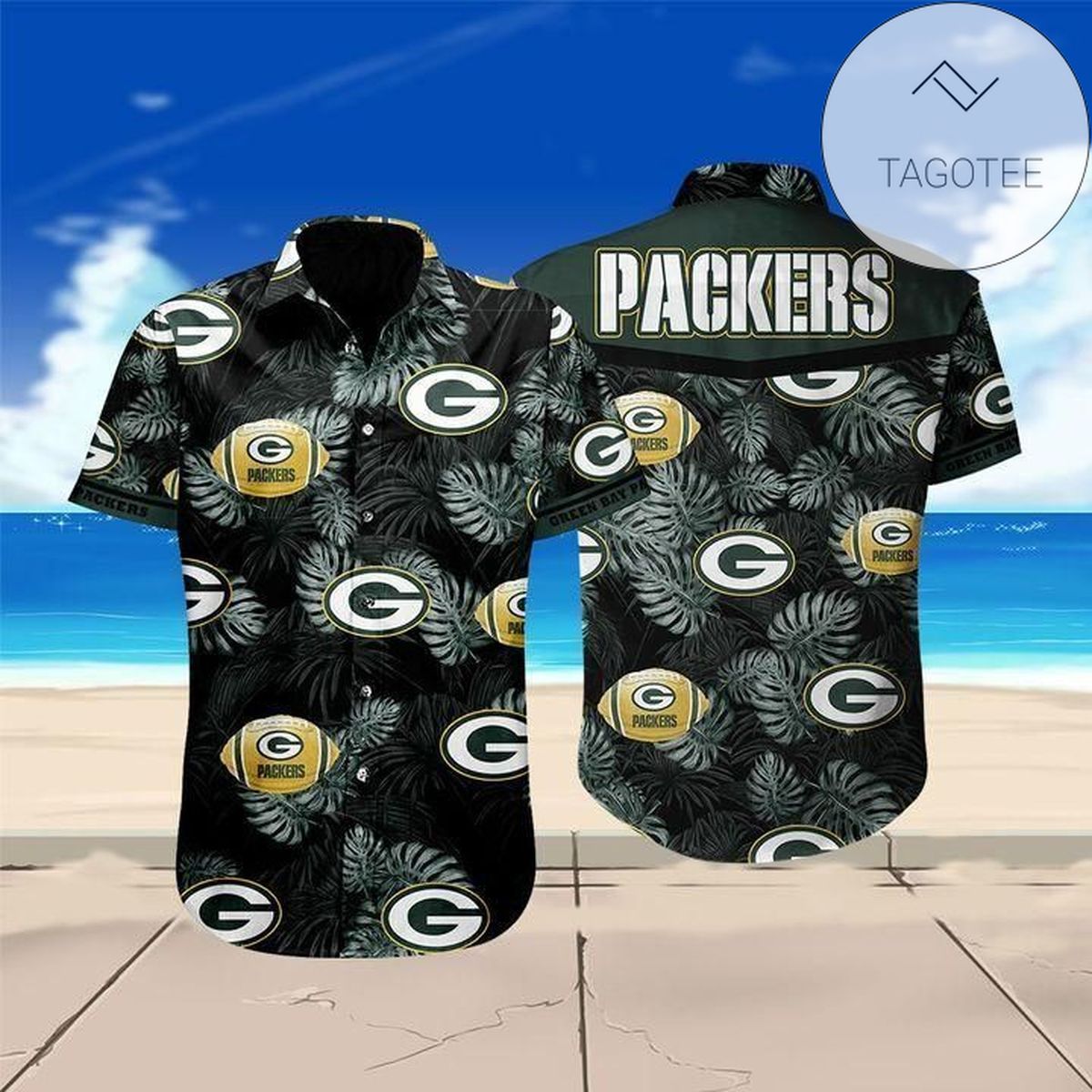 Green Bay Packers Floral Authentic Hawaiian Shirt 2022 White Men Women Beach Wear Short Sleeve Authentic Hawaiian Shirt 2022