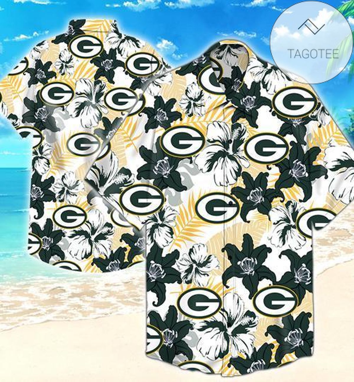 Green Bay Packers Football Hawaiian Shirt