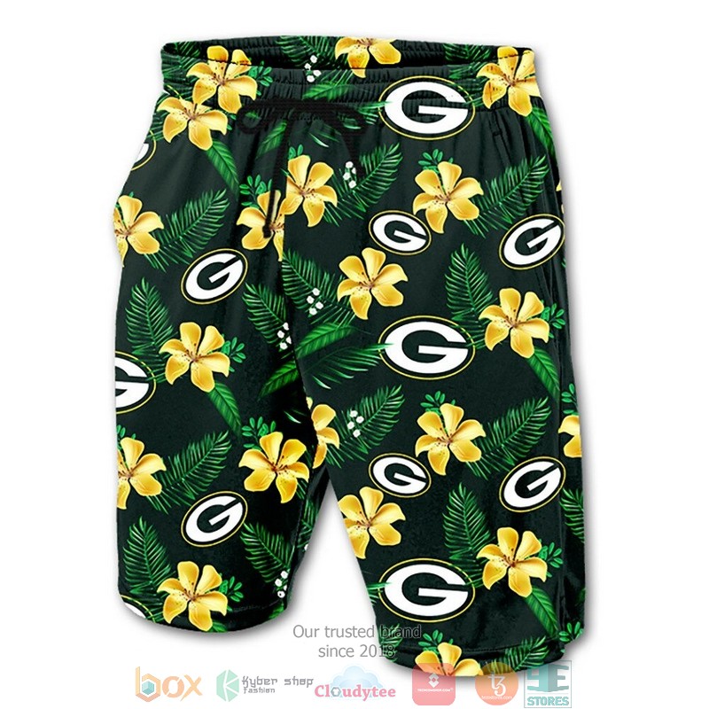 Green Bay Packers NFL palm tree Hawaiian Shirt