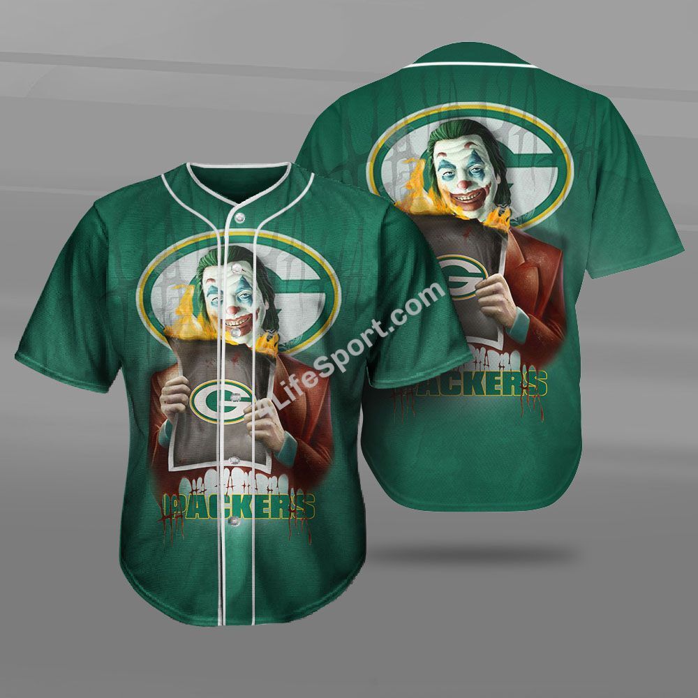 Green Bay Packers Joker Baseball Jersey