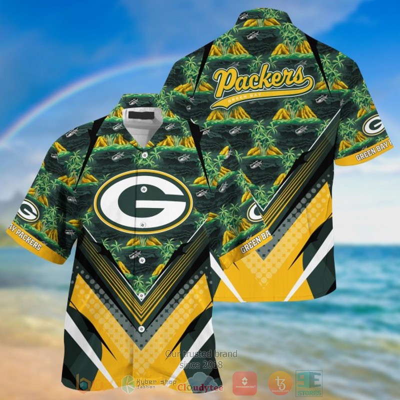 Green Bay Packers Mickey Mouse NFL Hawaiian Shirt, Short