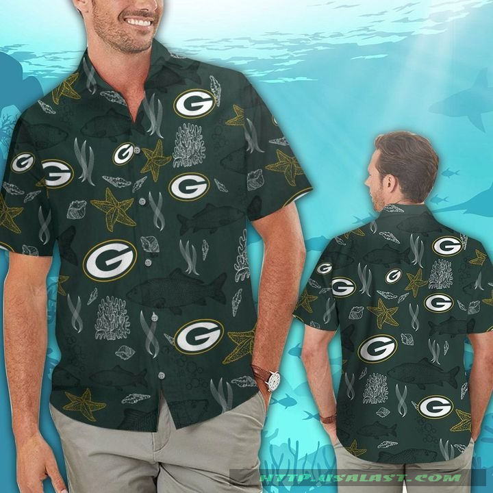 Green Bay Packers Pirates Aloha Hawaiian Shirt