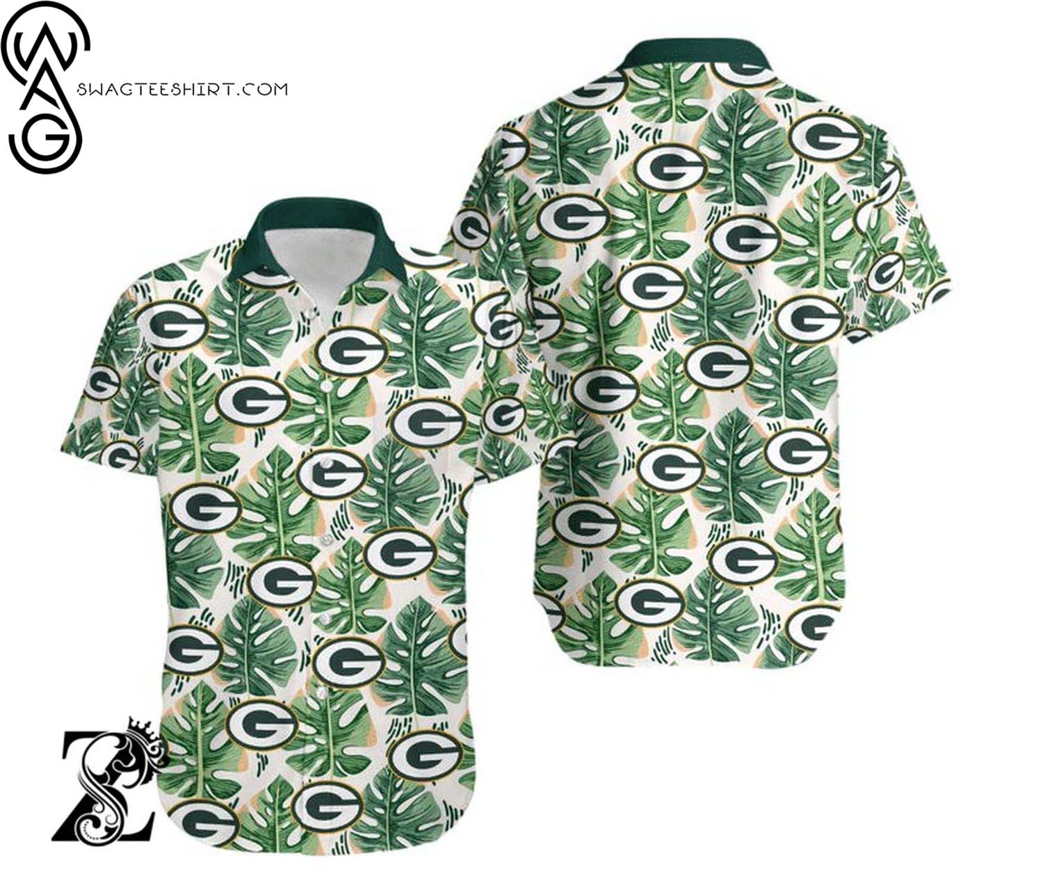 Green Bay Packers Sugar Skull Summer Aloha Hawaiian Shirt