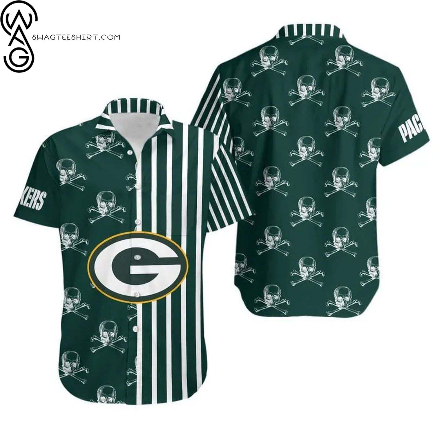 Green Bay Packers Sports Team Summer Aloha Hawaiian Shirt