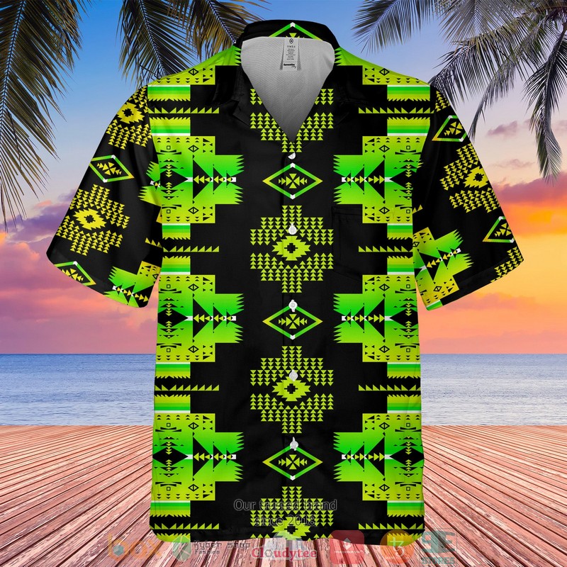 Green Frankenstrat Strings Hawaiian shirt