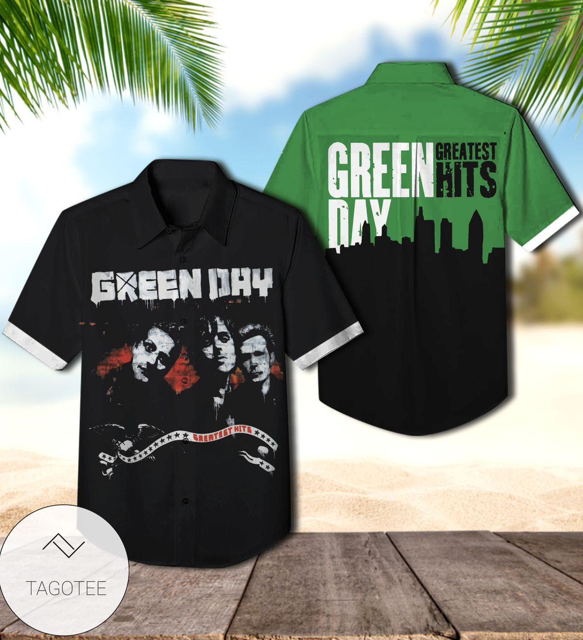 Green Day Dookie Album Cover Hawaiian Shirt