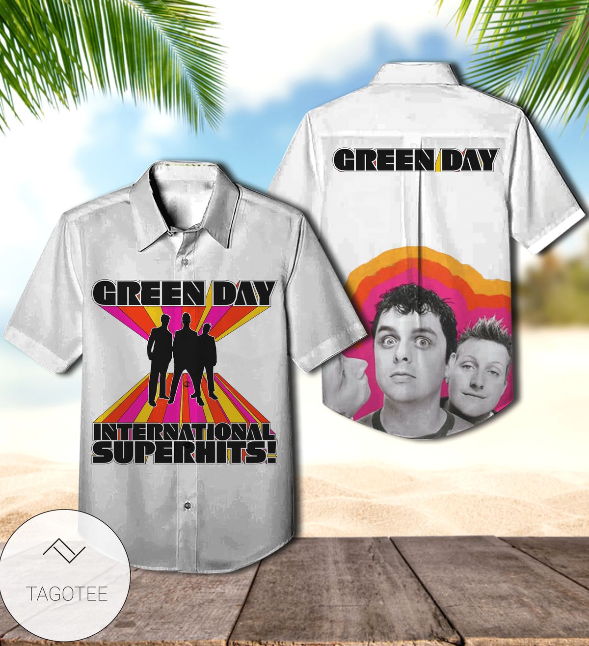 Green Day Insomniac Album Cover Hawaiian Shirt