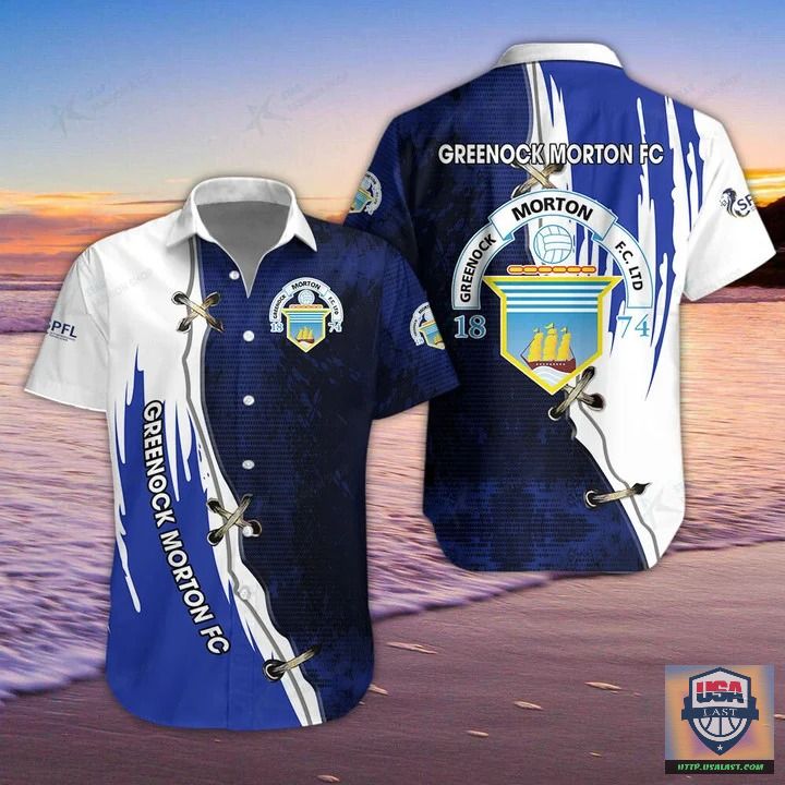 Greenock Morton F.C Hawaiian Shirt