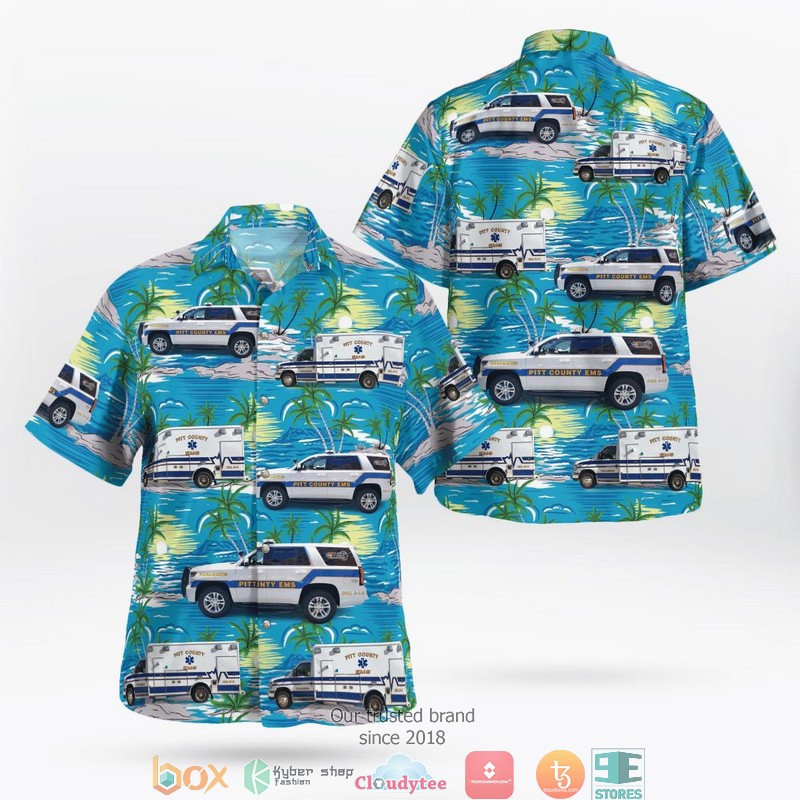 Greenville North Carolina Greenville Fire Rescue Hawaiian Shirt