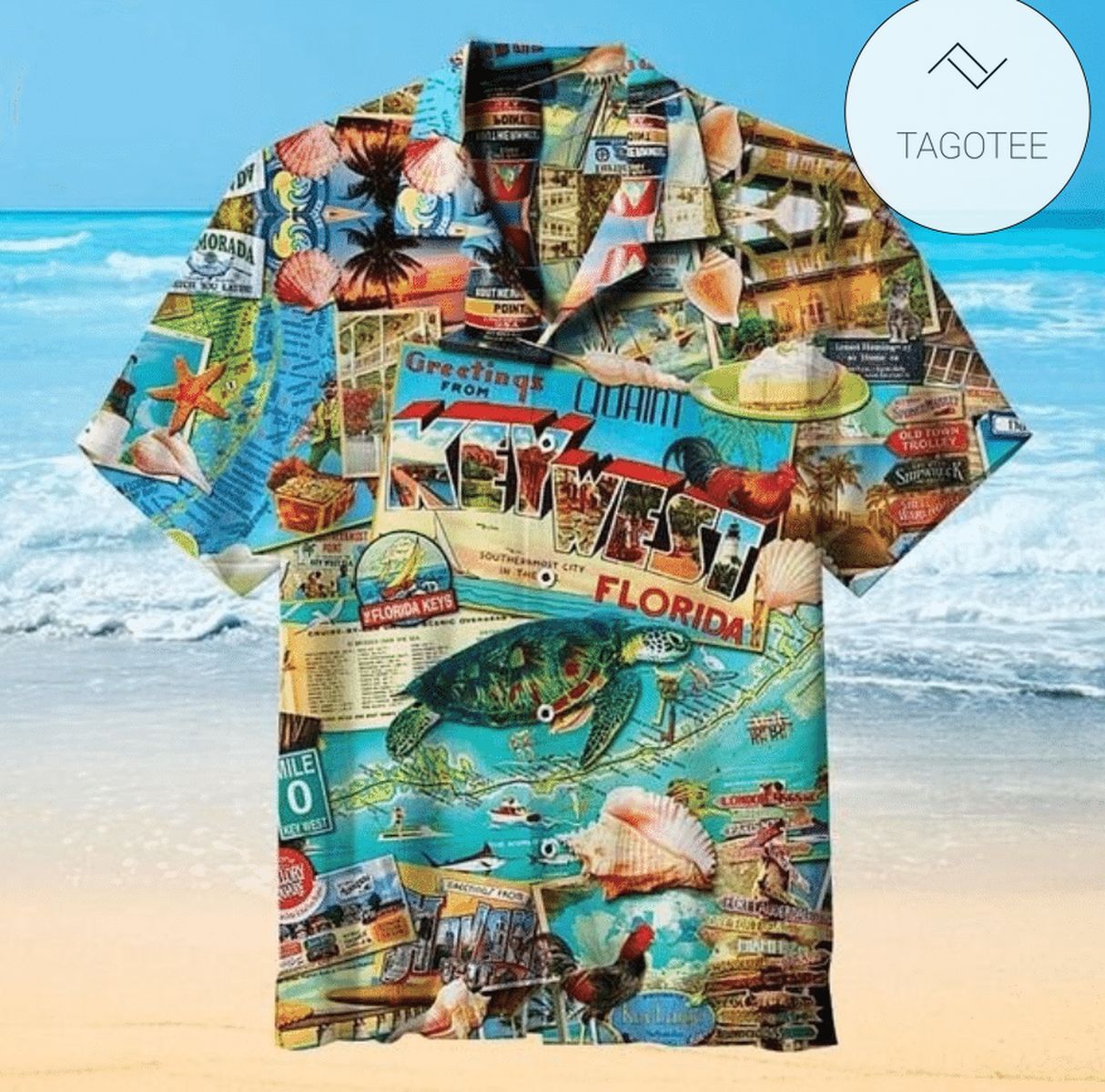 Grey Goose Vodka Palm Hawaiian Shirt