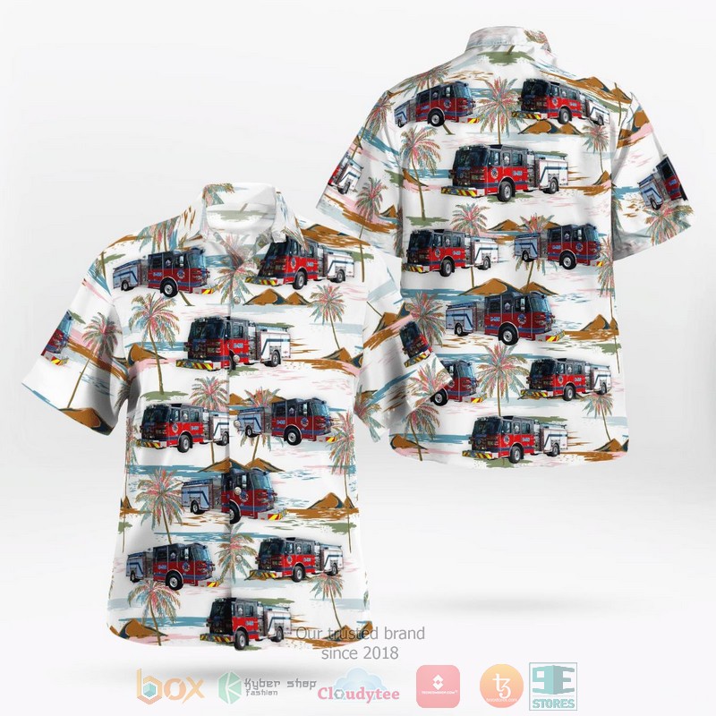 Groveland Lake County Florida Groveland Fire Rescue Hawaiian Shirt