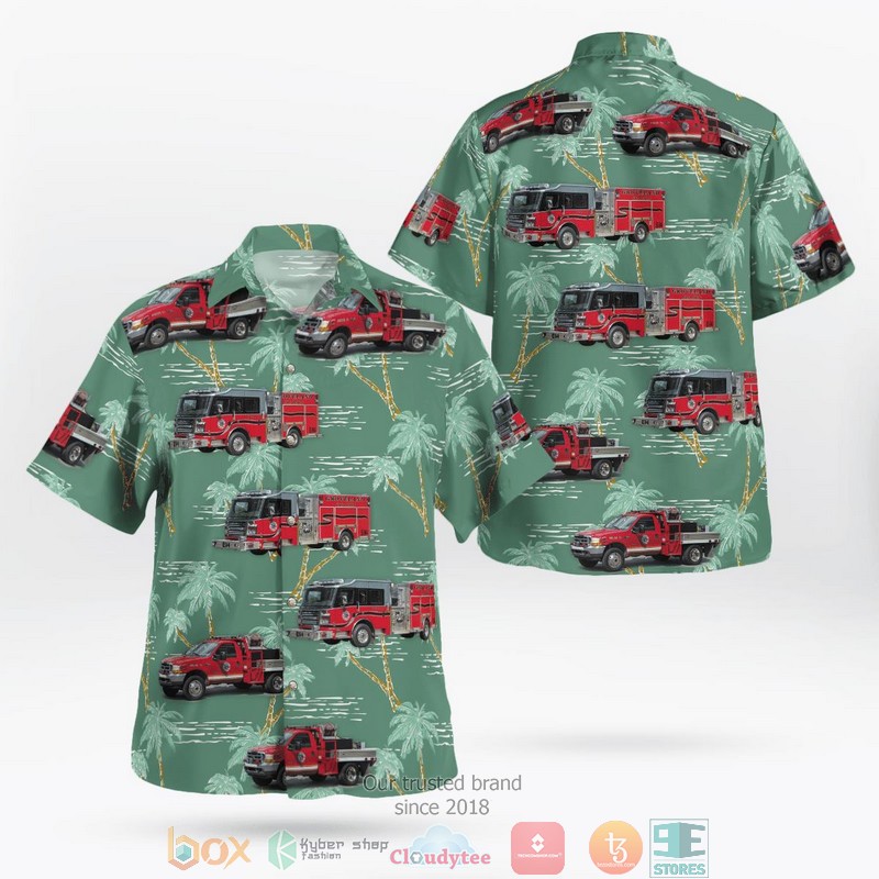 Groveland Fire Department Florida Hawaiian Shirt